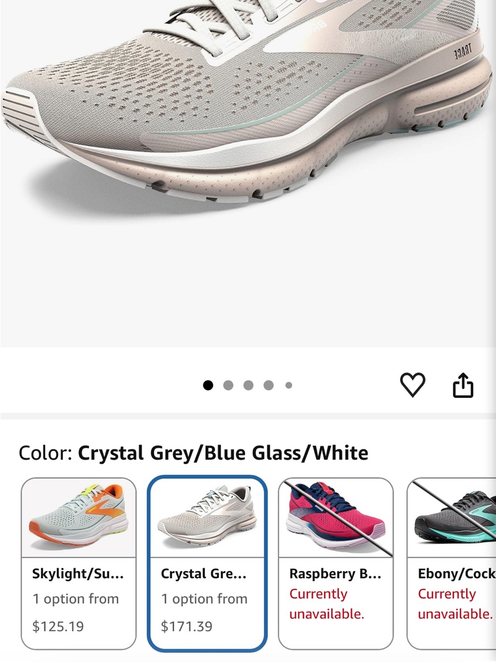 Like New Brooks Trace 3 Neutral Running Shoe